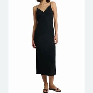 Boden Elegant Black Midi Dress